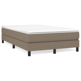 Cama box spring con colchón tela gris taupe 120x190 cm de , Camas y somieres - Ref: Foro24-3269661, Precio: 358,99 €, Descuen...