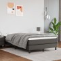 Box spring bed with gray synthetic leather mattress 120x190 cm by , Beds and slatted bases - Ref: Foro24-3269675, Price: 320,...