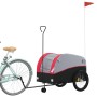 Black and red iron bicycle trailer 45 kg by , Bicycle trailers - Ref: Foro24-94153, Price: 95,99 €, Discount: %