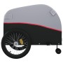 Black and red iron bicycle trailer 45 kg by , Bicycle trailers - Ref: Foro24-94153, Price: 95,99 €, Discount: %