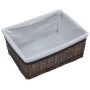 Stackable basket set 3 pieces natural brown willow by vidaXL, Storage baskets - Ref: Foro24-286977, Price: 34,38 €, Discount: %