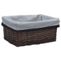 Stackable basket set 3 pieces natural brown willow by vidaXL, Storage baskets - Ref: Foro24-286977, Price: 34,38 €, Discount: %