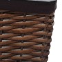 Stackable basket set 3 pieces natural brown willow by vidaXL, Storage baskets - Ref: Foro24-286977, Price: 34,38 €, Discount: %