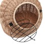 Katzentransportbox aus Naturweide, 45 x 35 x 35 cm von vidaXL, Transportboxen und Boxen für Haustiere - Ref: Foro24-170907, P...