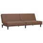 2 seater sofa bed brown synthetic leather by , Sofas - Ref: Foro24-375948, Price: 216,60 €, Discount: %