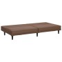 2 seater sofa bed brown synthetic leather by , Sofas - Ref: Foro24-375948, Price: 216,60 €, Discount: %