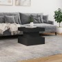 Coffee table with LED lights black 50x50x40 cm by , Coffee table - Ref: Foro24-839841, Price: 82,99 €, Discount: %