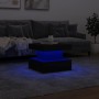 Coffee table with LED lights black 50x50x40 cm by , Coffee table - Ref: Foro24-839841, Price: 82,99 €, Discount: %