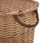 Firewood basket with carrying handles natural willow 88x57x34cm by vidaXL, Firewood bags and holders - Ref: Foro24-286984, Pr...