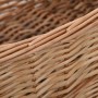 Firewood basket with carrying handles natural willow 88x57x34cm by vidaXL, Firewood bags and holders - Ref: Foro24-286984, Pr...