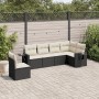 6-teilige Gartensofagarnitur und schwarze synthetische Rattankissen von , Gartensets - Ref: Foro24-3252563, Preis: 390,72 €, ...