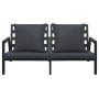 Garden furniture 5 pieces and dark gray aluminum cushions by vidaXL, Garden sets - Ref: Foro24-47819, Price: 795,02 €, Discou...