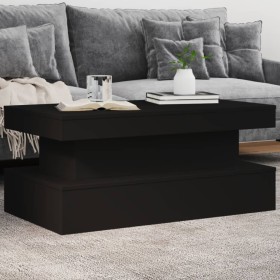 Coffee table with LED lights black 90x50x40 cm by , Coffee table - Ref: Foro24-839848, Price: 106,99 €, Discount: %