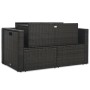 6-teiliges Gartenmöbel-Set und braune synthetische Rattankissen von vidaXL, Gartensets - Ref: Foro24-47808, Preis: 508,91 €, ...