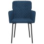 Dining chairs 2 units blue velvet by , dining chairs - Ref: Foro24-344778, Price: 106,10 €, Discount: %