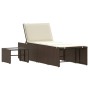 Sun loungers with table 2 units brown synthetic rattan by , Loungers - Ref: Foro24-368423, Price: 180,34 €, Discount: %