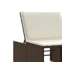 Sun loungers with table 2 units brown synthetic rattan by , Loungers - Ref: Foro24-368423, Price: 180,34 €, Discount: %