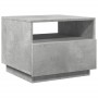 Mesa de centro con luces LED gris hormigón 50x49x40 cm de , Mesas de centro - Ref: Foro24-839829, Precio: 74,56 €, Descuento: %