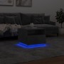 Coffee table with LED lights concrete gray 50x49x40 cm by , Coffee table - Ref: Foro24-839829, Price: 74,56 €, Discount: %