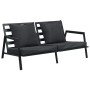 Garden furniture set with cushions 4 pieces dark gray aluminum by vidaXL, Garden sets - Ref: Foro24-47818, Price: 672,30 €, D...