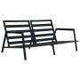 Set muebles de jardín con cojines 4 pzas aluminio gris oscuro de vidaXL, Conjuntos de jardín - Ref: Foro24-47818, Precio: 671...