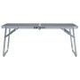 Gray aluminum folding camping table 60x40 cm by vidaXL, camping furniture - Ref: Foro24-48187, Price: 25,49 €, Discount: %