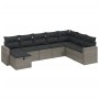 Set de sofás de jardín 8 pzas y cojines ratán sintético gris de , Conjuntos de jardín - Ref: Foro24-3263586, Precio: 533,46 €...