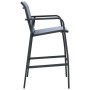 Garden high chairs 4 gray textilene units by vidaXL, Garden chairs - Ref: Foro24-48119, Price: 270,53 €, Discount: %