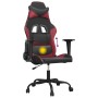 Schwarzer und weinroter Massage-Gaming-Stuhl aus Kunstleder von , Gaming-Stühle - Ref: Foro24-345406, Preis: 121,69 €, Rabatt: %