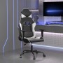 Silla gaming de masaje cuero sintético negro y blanco de , Sillones para videojuegos - Ref: Foro24-345404, Precio: 121,99 €, ...