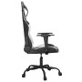 Black and white synthetic leather massage gaming chair by , Gaming chairs - Ref: Foro24-345404, Price: 121,79 €, Discount: %