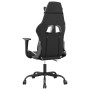 Schwarz-weißer Massage-Gaming-Stuhl aus Kunstleder von , Gaming-Stühle - Ref: Foro24-345404, Preis: 121,79 €, Rabatt: %