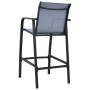 Garden high chairs 4 gray textilene units by vidaXL, Garden chairs - Ref: Foro24-48119, Price: 270,53 €, Discount: %