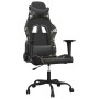 Massage-Gaming-Stuhl aus schwarzem und tarnfarbenem Kunstleder von , Gaming-Stühle - Ref: Foro24-345410, Preis: 122,74 €, Rab...