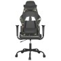 Massage-Gaming-Stuhl aus schwarzem und tarnfarbenem Kunstleder von , Gaming-Stühle - Ref: Foro24-345410, Preis: 122,74 €, Rab...