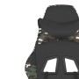 Silla gaming de masaje cuero sintético negro y camuflaje de , Sillones para videojuegos - Ref: Foro24-345410, Precio: 122,99 ...