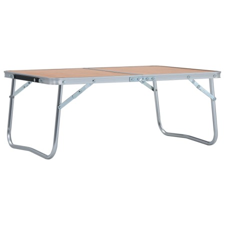 Mesa de camping plegable aluminio marrón 60x40 cm de vidaXL, Mobiliario de camping - Ref: Foro24-48186, Precio: 25,66 €, Desc...