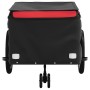 Remolque para bicicleta hierro negro y rojo 45 kg de , Remolques para bicicletas - Ref: Foro24-94111, Precio: 78,34 €, Descue...