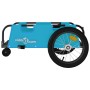 Remolque para bicicletas hierro y tela Oxford azul de , Remolques para bicicletas - Ref: Foro24-94191, Precio: 78,99 €, Descu...