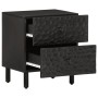 Bedside tables 2 pcs solid black mango wood 40x33x46 cm by , Nightstands - Ref: Foro24-356818, Price: 142,76 €, Discount: %