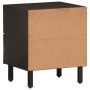 Mesitas de noche 2 uds madera maciza de mango negro 40x33x46 cm de , Mesitas de noche - Ref: Foro24-356818, Precio: 142,99 €,...