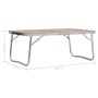 Mesa de camping plegable aluminio marrón 60x40 cm de vidaXL, Mobiliario de camping - Ref: Foro24-48186, Precio: 25,66 €, Desc...