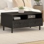 Solid black mango wood coffee table 80x54x40 cm by , Coffee table - Ref: Foro24-356832, Price: 153,38 €, Discount: %