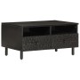 Solid black mango wood coffee table 80x54x40 cm by , Coffee table - Ref: Foro24-356832, Price: 153,38 €, Discount: %