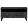 Solid black mango wood coffee table 80x54x40 cm by , Coffee table - Ref: Foro24-356832, Price: 153,38 €, Discount: %