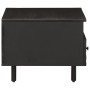 Solid black mango wood coffee table 80x54x40 cm by , Coffee table - Ref: Foro24-356832, Price: 153,38 €, Discount: %