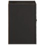 Wall mounted bathroom cabinet solid black mango wood 38x33x48 cm by , bathroom vanities - Ref: Foro24-356839, Price: 74,35 €,...