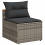 Gartensofa ohne Armlehnen 2 Stück mit grauen PE-Rattankissen von , Outdoor-Sofas - Ref: Foro24-365833, Preis: 157,84 €, Rabat...