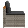 Gartensofa ohne Armlehnen 2 Stück mit grauen PE-Rattankissen von , Outdoor-Sofas - Ref: Foro24-365833, Preis: 157,84 €, Rabat...