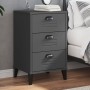 VIKEN bedside table in anthracite gray engineered wood by , Nightstands - Ref: Foro24-374913, Price: 78,63 €, Discount: %